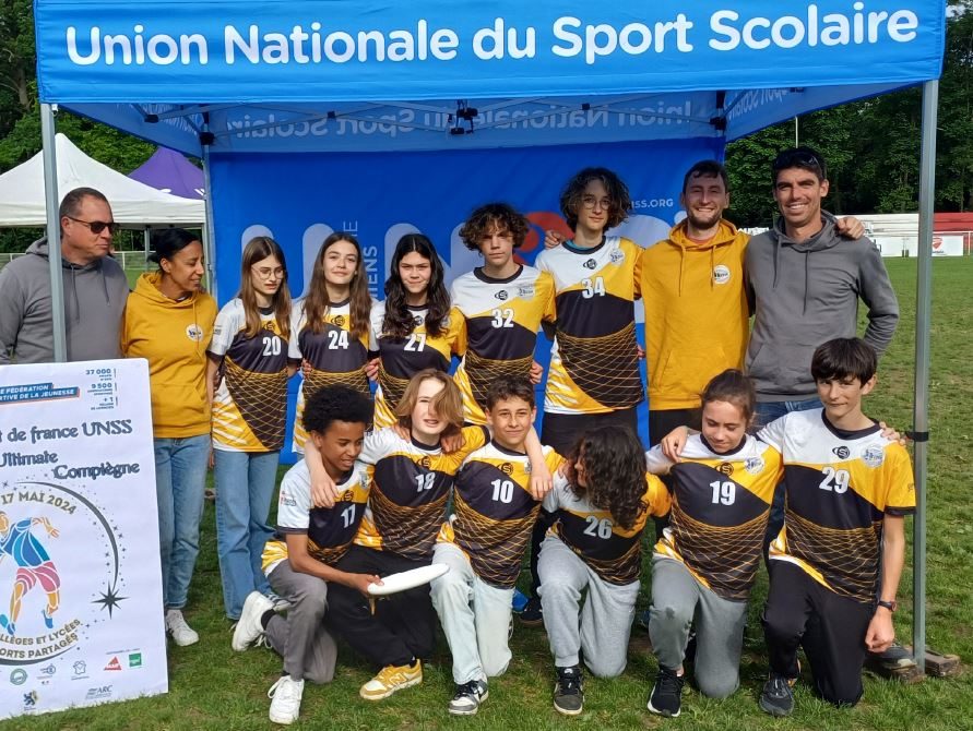 Les résultats du championnat de France UNSS Ultimate